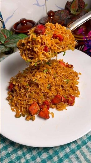 Egg chicken Fried rice recipe | Chicken fried rice recipe