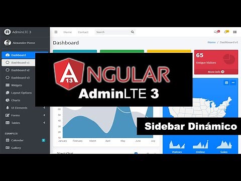 AdminLte3 con Angular guía 2022 [sidebar dinámico]