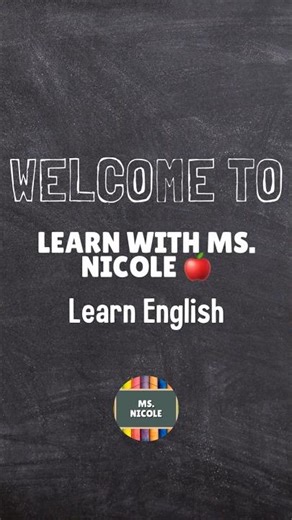 Welcome to Learn with Ms. Nicole | Learn English #intro #shorts #learnenglish #tefl #teflteacher