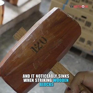 228K views · 1.9K reactions | The process of making a giant wooden mallet from ancient times by the Japanese ------- ©️ The content exploitation copyright belongs to VieNETWORK #VieNETWORK | Chiến Binh Tí Hon - Dong Tay Promotion | Facebook