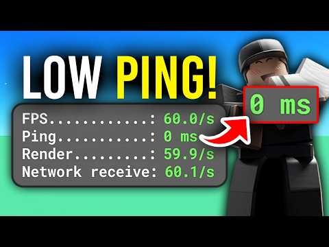 Lower Your Ping in Roblox Without Spending Money (2026) | Updated!