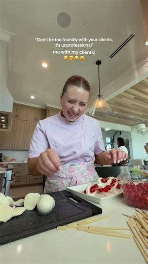 it’s honestly mostly giggles | Private Chefs