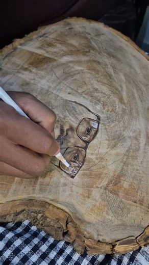 How To Add Hightlight in Your Artwork With | ignitewithchhayank #wooddesigner #art #pyrographyart