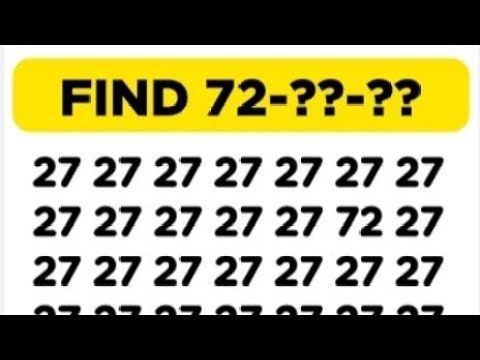 find the number 72 find the difference #short #viral #puzzle #findthediffrence #findthenomber