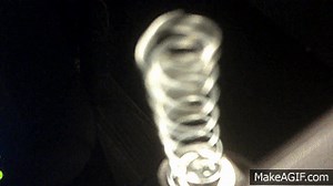 Physics: Vibration of Spring on Make a GIF