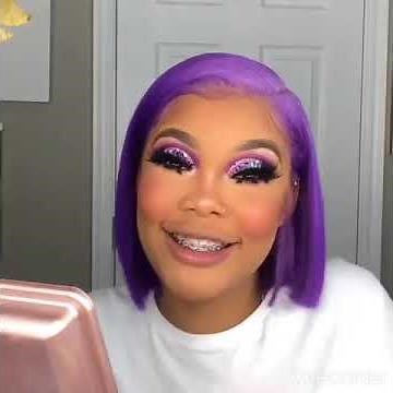 maquillage de couleur violette simple et rapide pour les pro