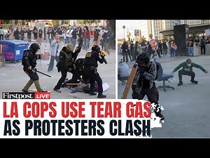 LIVE: US Anti-Immigration Crackdown Protests Turn Violent | Police, Protesters Clash in California