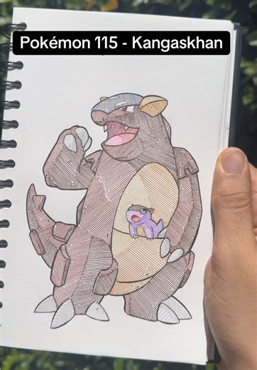 Exploring Kangaskhan in Pokémon Sketchbook