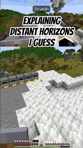 Explaining Distant Horizons #minecraft #AYearInMinecraft #gaming