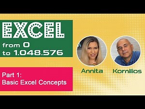 Microsoft Excel: The essentials course! - Part 1: Basic Excel Concepts