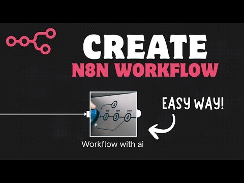 How To Create N8N Workflow With Ai