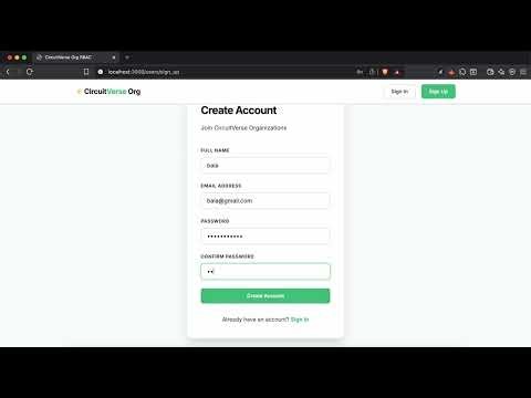 RBAC System Demo | Organization & Role-Based Access Control (PoC)