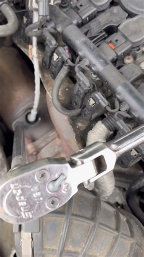 Removing oxygen sensor to save it￼ use 1/2” drive & no impact