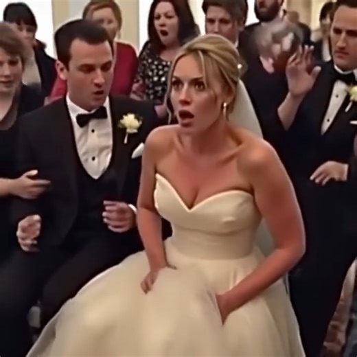 During the wedding, something shifted beneath the bride’s dress! The groom went white, and the guests gasped when they saw it… Watch in the comments. | Donell Jones