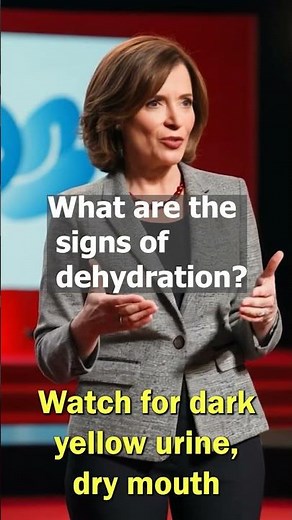 SIGNS OF DEHYDRATION? DOCTOR EXPLAINS QUICKLY!