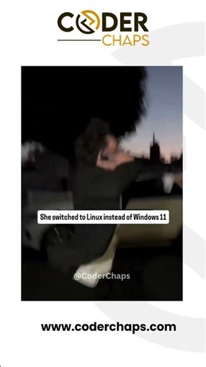 When She switched to Linux instead of windows 11