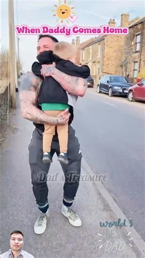 POV: When Daddy Comes Home #dad #baby #cute #fatherlove