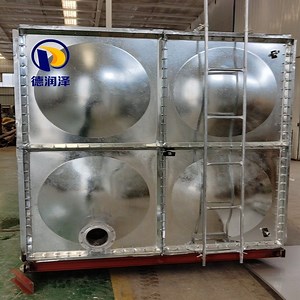 [Hot Item] Welded Fire-Fighting Water Tank Hot -DIP Galvanized Steel Plate Water Storage Tower