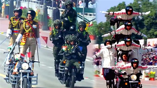 Republic Day Parade Turns High Octane as Bike Daredevils Showcase Skill Discipline and Nerve