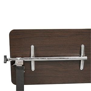 [Hot Item] Premium Wooden Overbed Table with Adjustable Height and Wheels