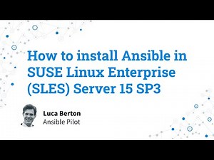 How to install Ansible in SUSE Linux Enterprise Server (SLES) 15 SP3 - Ansible install