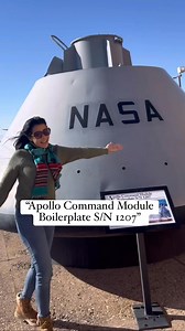 “APOLLO COMMAND MODULE BOILERPLATE S/N 1207” A boilerplate is a metal mockup of the same external size, weight, and center of gravity as a flight production model. By using a boilerplate, characteristics of the spacecraft design and function could be evaluated without incurring the expense associated with using a more detailed model. This boilerplate (S/N 1207) was used at Patrick AFB to train Navy and Air Force personnel to recover Apollo capsules from the ocean.Height - 10 feet, 7 inches (3.2 