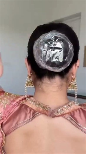 Flower bun using 0 pins✨ hairstyle for girls#hairstyle#makeup#shorts#viralvideo#1k