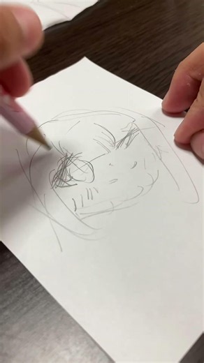 神絵師なら、利き手と逆の手で描いても上手くかける説【猫本桜/#アナログイラスト #イラスト 】