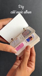 Diy Cute music album Watch full step-by-step tutorial with measurements on my Youtube channel! Link in bio - don’t miss it Buy my handmade stuff on @grifyofficial #DIY #diyideas #musicalbum | Gayatriscrafts