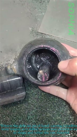 Stone Teapot Carving:Artisan Crafting Process
