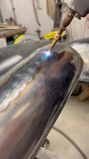 WELDPORN on Instagram: "Think you can weld? Oxygen-acetylene torch welding requires precise adjustment of the oxygen and acetylene balance to maintain a controlled flame, ensuring efficient heat transfer and a proper amount of penetration in the weld. Skilled operators navigate these complexities to produce high-quality welds, making it a demanding craft. Watch as one of our skilled craftsmen uses oxygen-acetylene torch welding to install a patch repair on a fender. #RMAutoRestoration 🎥 @rmauto