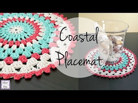How To Crochet the Coastal Placemat