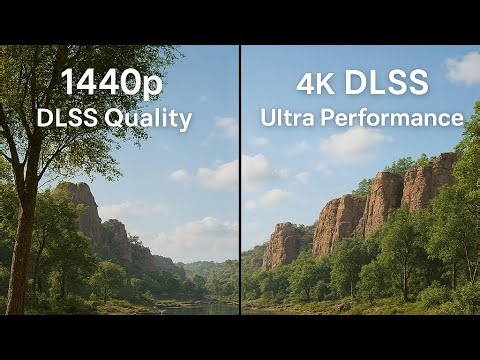 1440p DLSS Quality VS 4K DLSS Ultra Performance in games - Which is better?