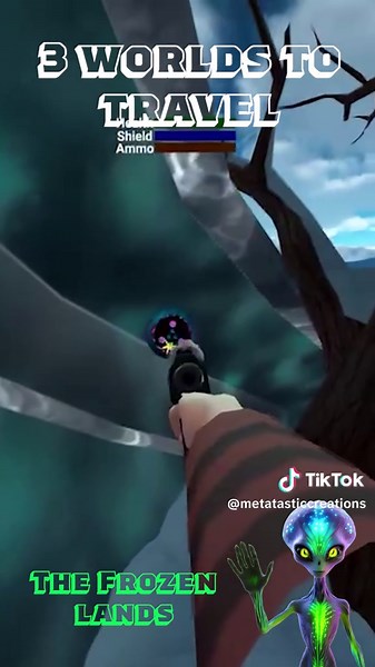 Travel multiple planets fighting the corrupted bots and collect loot to upgrade your stats, weapons, and buy boost packs! https://horizon.meta.com/world/9577455068986597 Music: ‘Rise of the machines’ by Karl Casey @ White Bat Audio” #HorizonWorlds #mobilegames #vr #fun #aliens #action #MetaQuest #meta #vrchat