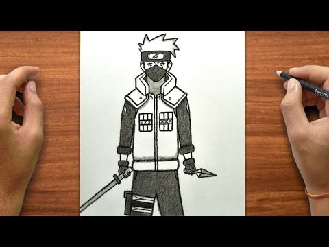 How to Draw Kakashi Hatake Full Body | Easy Drawing Step by Step | for Beginners