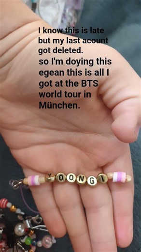 all I got at the concert in München day 1