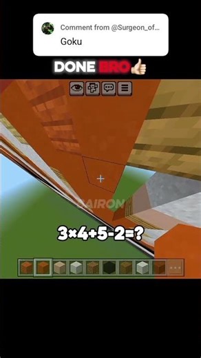 Minecraft Goku Pixal Art