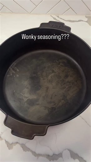 Chris Wing on Instagram: "This process is called ‘stovetop seasoning.’ Conventional oven seasoning is great and very uniform, but the intense direct heat from stovetop seasoning creates a super strong and durable (and dark) seasoning, especially on the cooking surface. In my opinion, stovetop seasoning is one of the best things you can do for your cast iron- whether it’s brand new, a few months old or a few years old, or you have wonky seasoning. I have a FULL video on stovetop seasoning on my Y