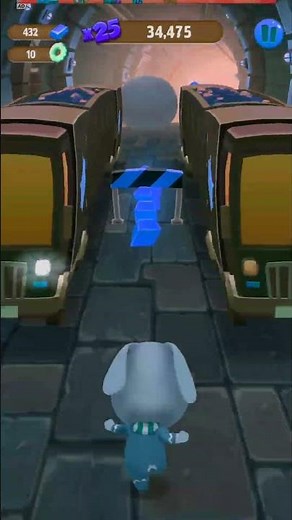 Talking Tom Gold Run Talking Ben Rides Skateboard In Snow Mountain World & Explore All City #shorts