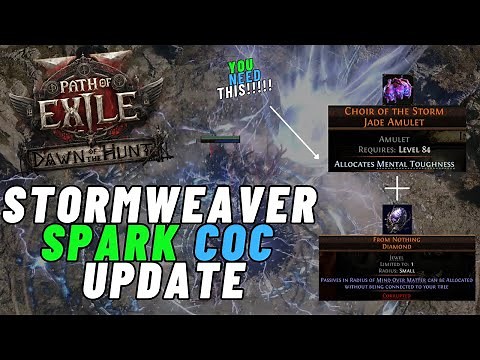 Stormweaver Spark CoC Build Update | Gear Upgrades & Gameplay (PoE 0.2.0)