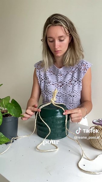 Tuto Suspension Macramé pour Plante Tombante 🌿