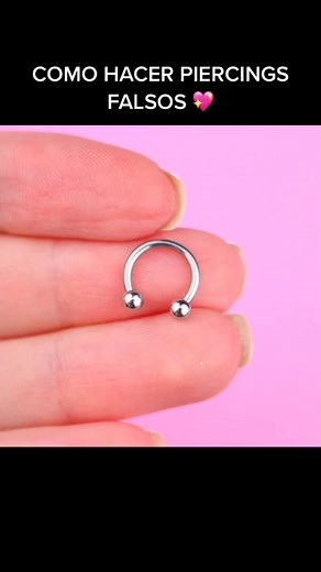 Cómo Hacer Piercings Falsos Que Parecen Reales