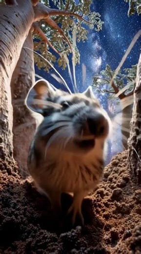 This baby degu investigates a plant mystery under the stars—and everything goes wrong! #Adorable ...