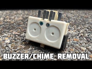 How to remove an annoying buzzer or chime from a 80s-90s Ford vehicle