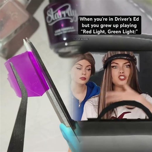 When you were in Driver' s Ed but grew up playing"Red Light, Green Light"#90skids #2000s #nostalgia