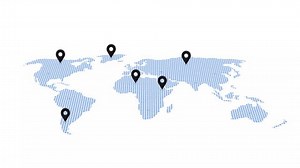 Animated Map Featuring Interconnected Location Pins Stock Footage Video (100% Royalty-free) 3763938071 | Shutterstock