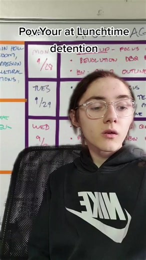 Lunchtime Detention Experience at School