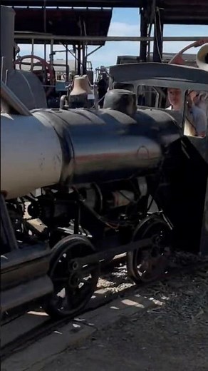 Home built backyard railroad at classic tractor show Vista CA #backyardrailroad