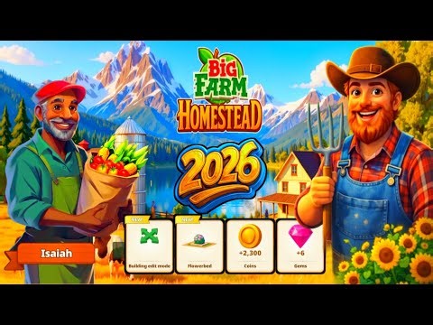 Big Farm Homestead Gameplay | Relaxing Farming Simulator | walkthrough 2026 - best gameplay