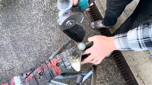 Brass Propeller Gets Impressive Hand Trimming